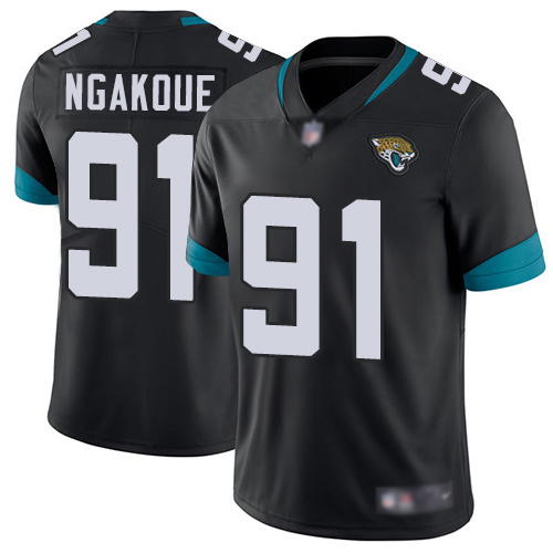 Men's Jacksonville Jaguars  #91 Yannick Ngakoue Black Vapor Untouchable Limited Stitched NFL Jersey